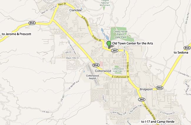 Old Town Center for the Arts Map